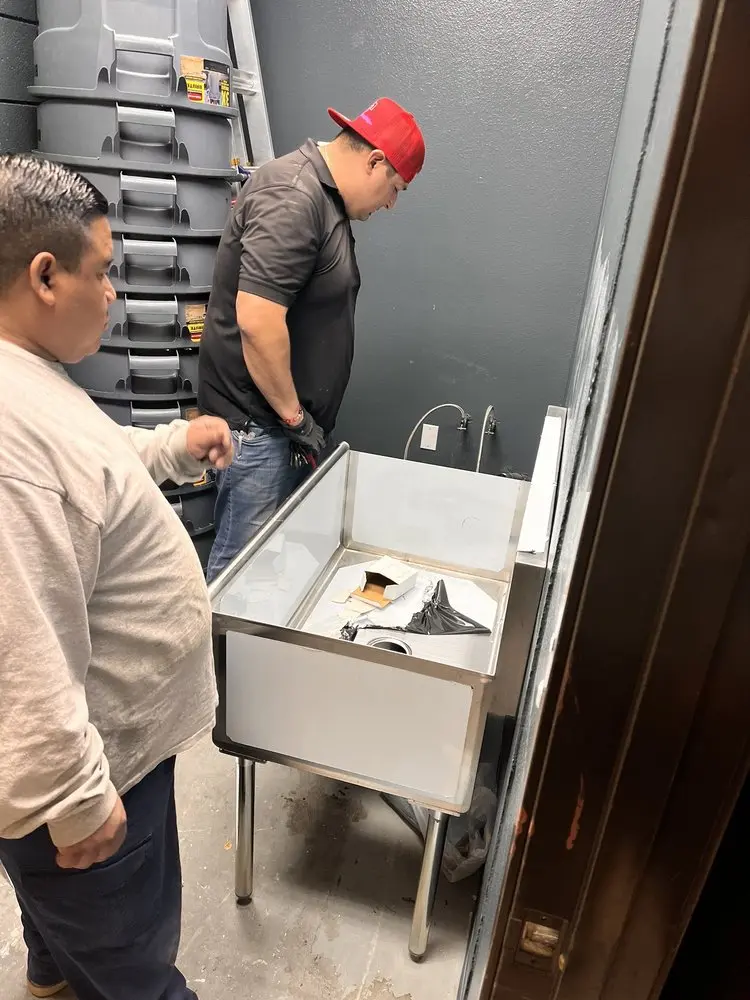 Commercial plumbing and sink installation in Park Junction